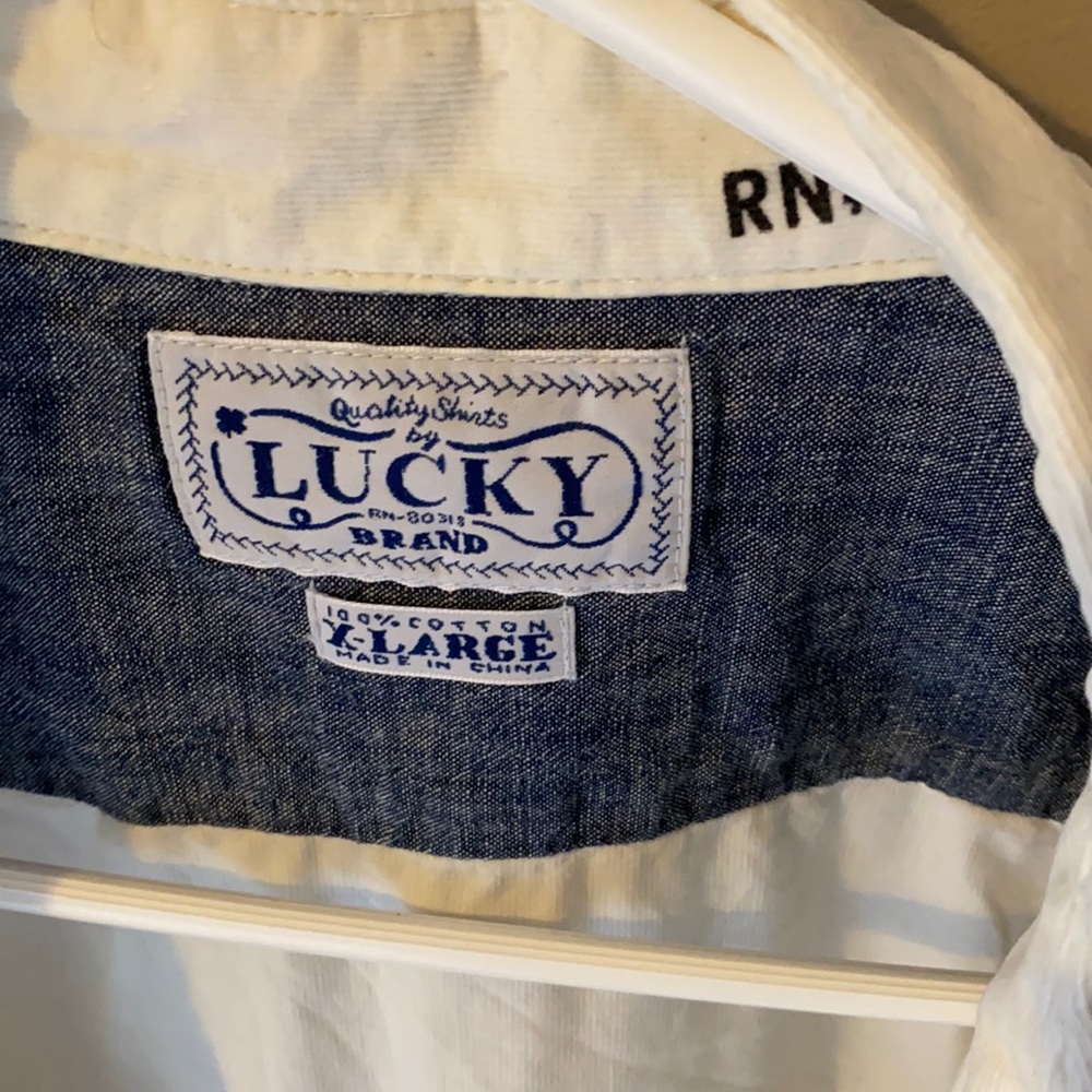 Lucky brand men’s button down